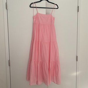 Zara Pink Linen Maxi